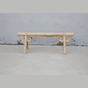 Oude Beijing style houten bank